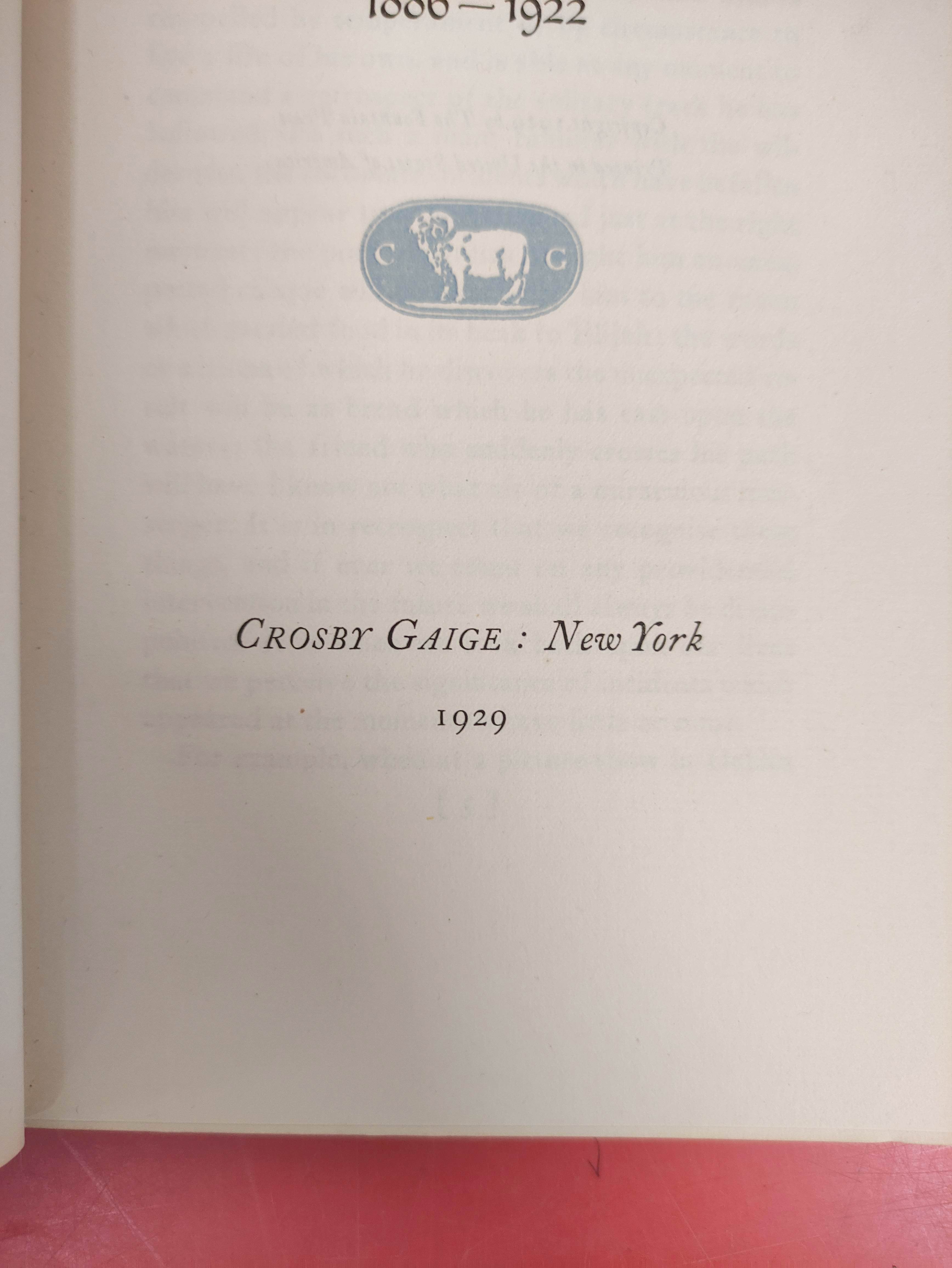 MOORE GEORGE.  The Making of an Immortal. Signed ltd. ed. 391/1240. New York, 1927 & Letters from - Image 6 of 8