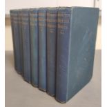 MORRIS REV. F. O.  A History of British Birds. 8 vols. Very many col. plates. 8vo. Orig. blue cloth,