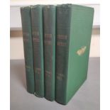 MORRIS REV. F. O.  A Natural History of British Moths. 4 vols. Many col. plates. Large 8vo. Orig.