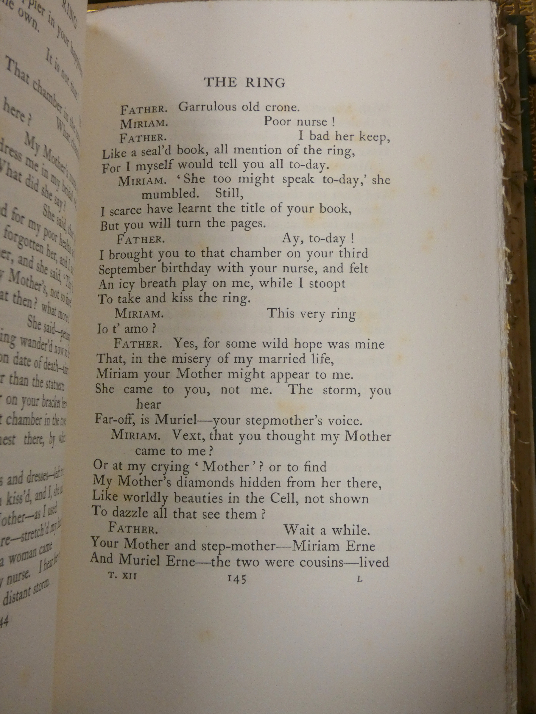 TENNYSON LORD.  The Life & Works. Edition Deluxe. The set of 12 vols. Frontis. Orig. green cloth, - Image 15 of 17