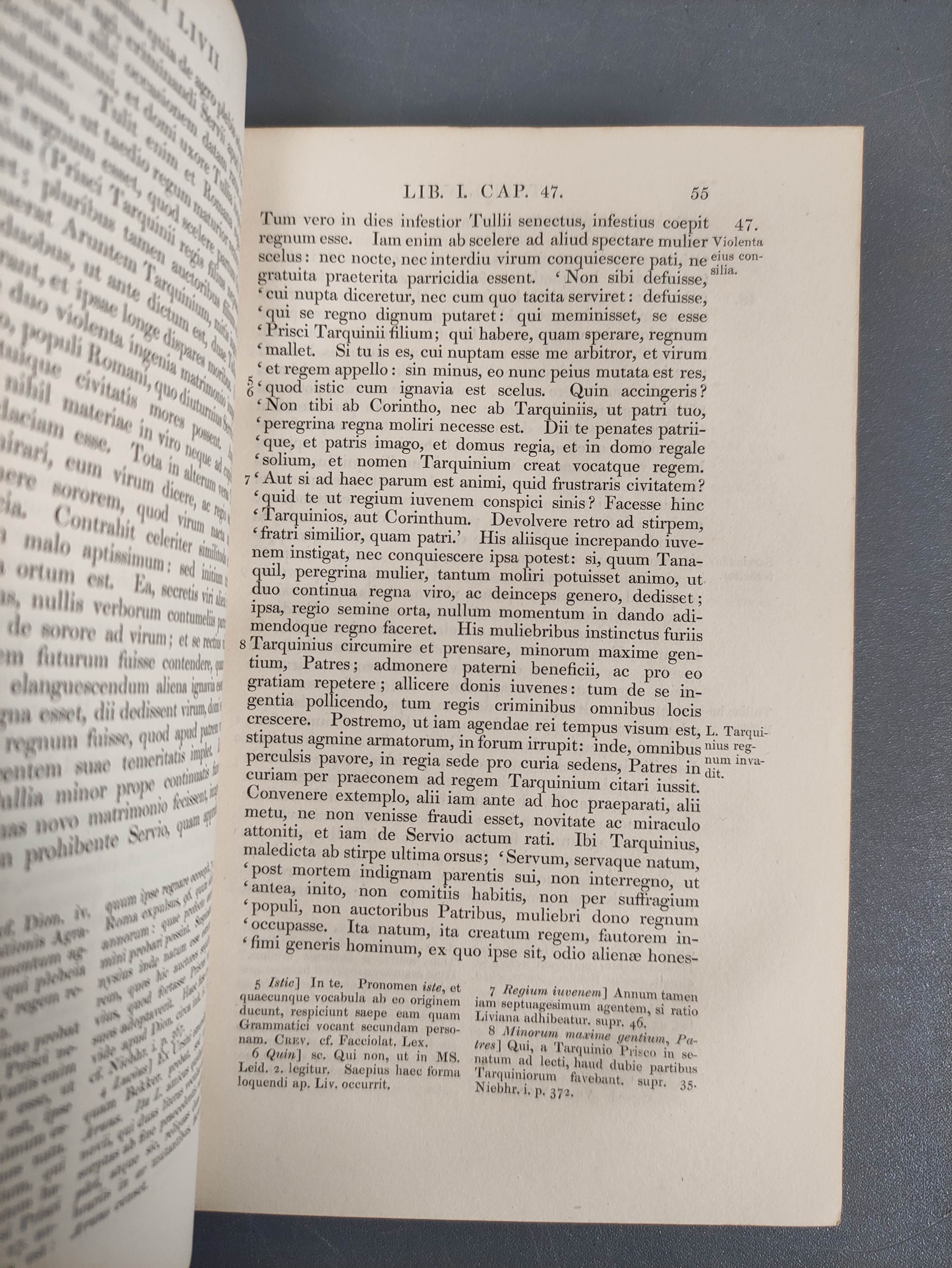 TWISS TRAVERS (Ed).  T. Livii Patavini, Historiarum Libri. 4 vols. Half vellum. Oxford, 1841. - Image 4 of 5