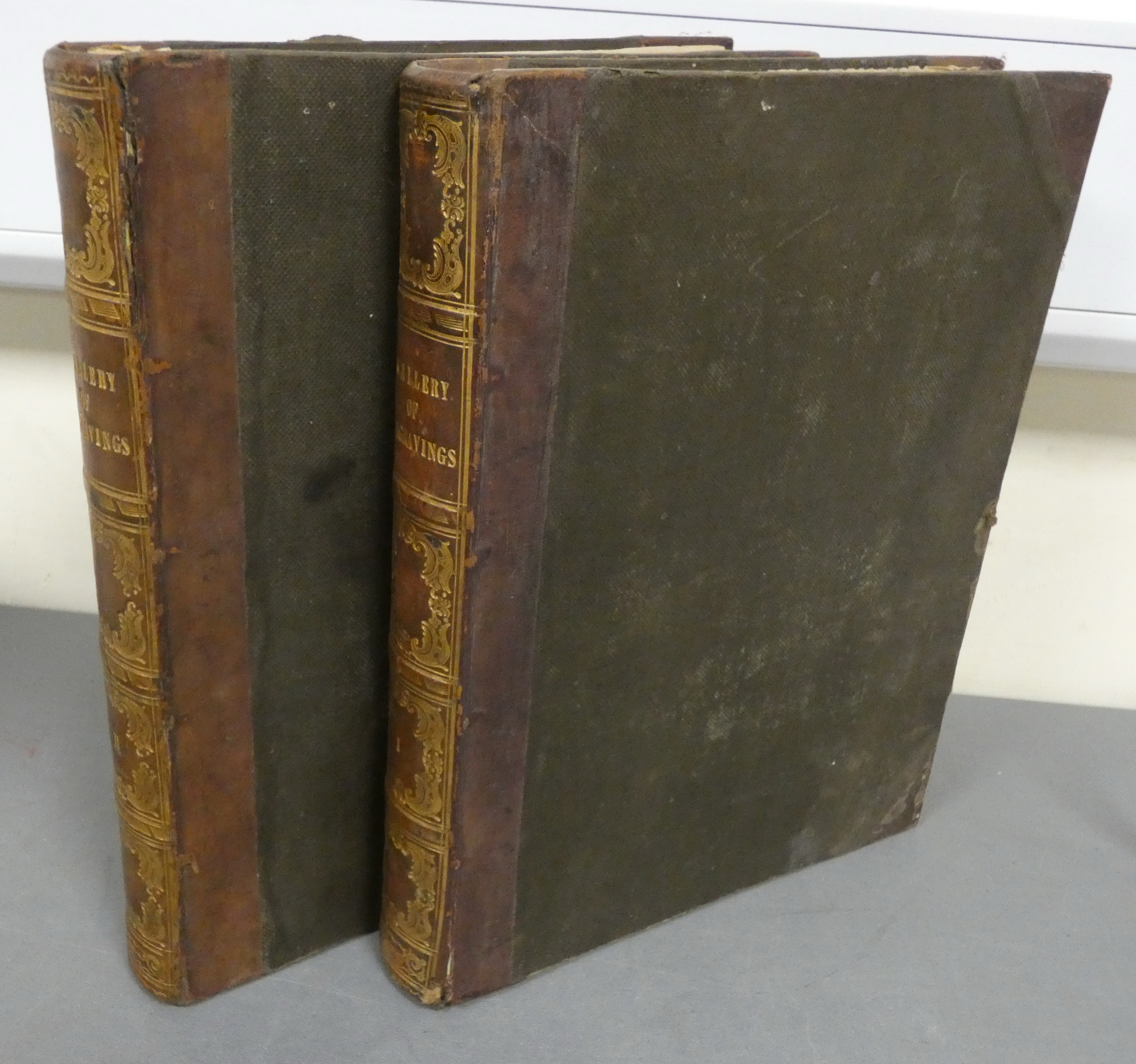 WRIGHT G. N.  The Gallery of Engravings. 2 vols. Many eng. plates, topography, works of art, etc.