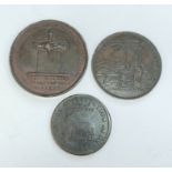 World Tokens & Medals. 19th Lot to include an 1881 New Zealand (Christchurch) penny token for Milner