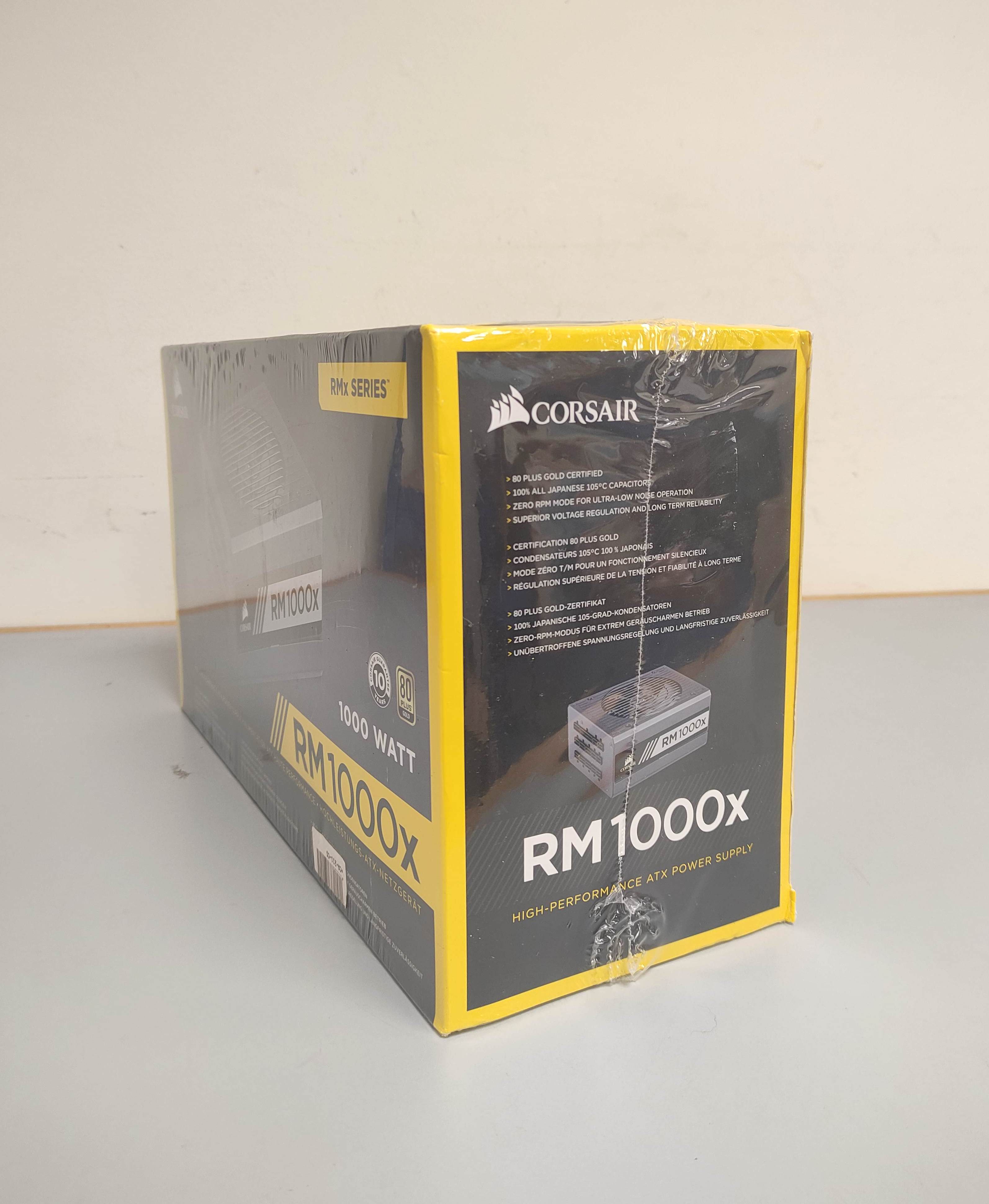 Sealed Corsair RM1000X 1000w power supply unit. - Image 4 of 6