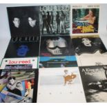 Collection of mainly Lou Reed and Robert Palmer records to include Lou Reed Live in Italy,