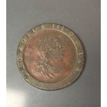 United Kingdom. George III 1797 Cartwheel Twopence (2d). Soho mint. VF+