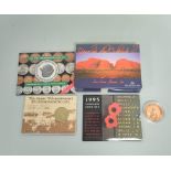 Australia. Proof and commemorative coin sets comprising mostly from issues of the Royal Australian