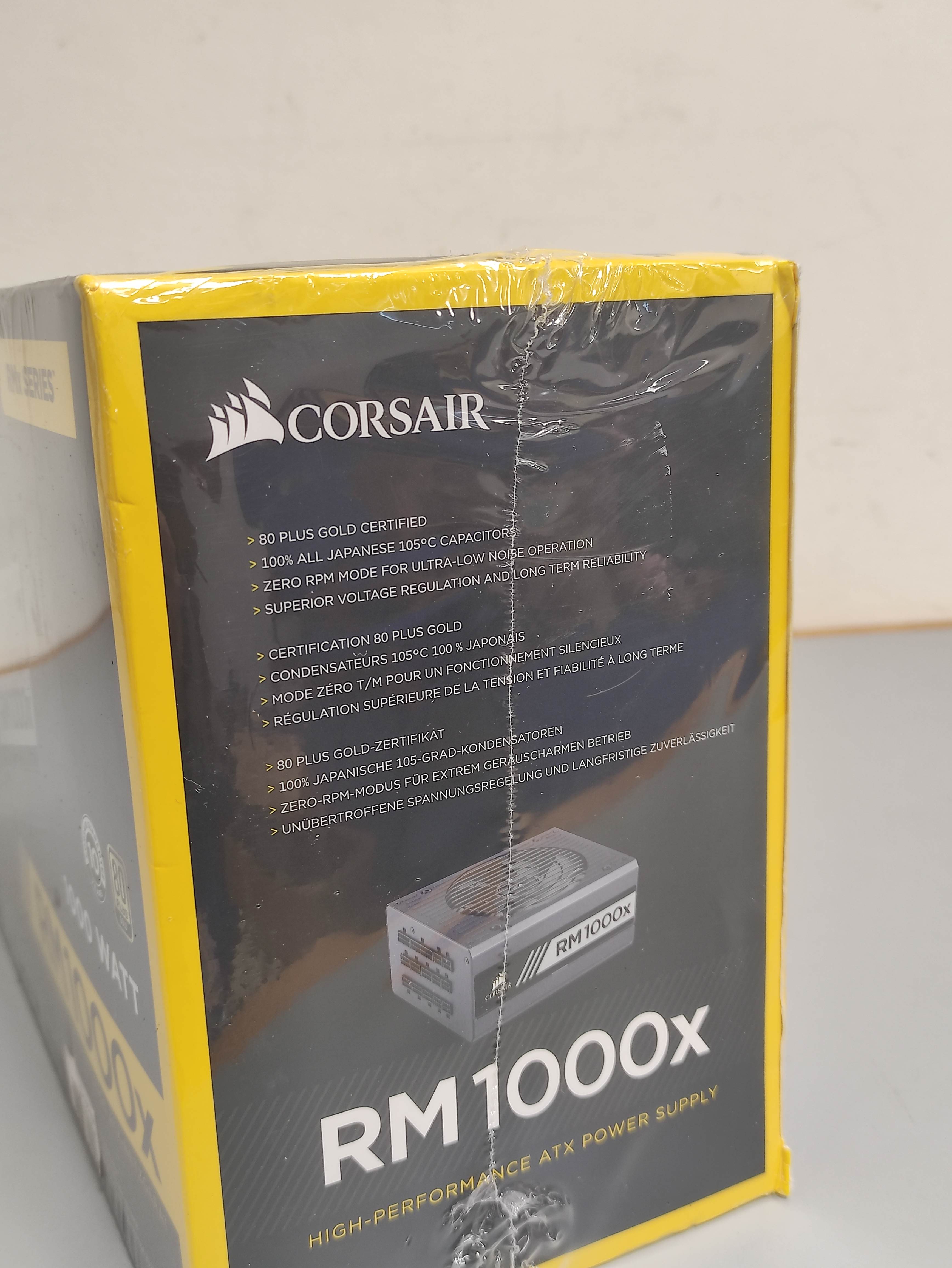 Sealed Corsair RM1000X 1000w power supply unit. - Image 5 of 6