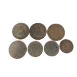 Canada & Provinces: Lot comprising of two 1852 Bank of Upper Canada penny tokens and another dated