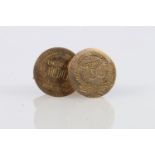 Pair of 9ct gold cufflinks with incised design 'North 100 1868-1968', 13.8g.