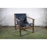 Mid-century modern design sling chair.