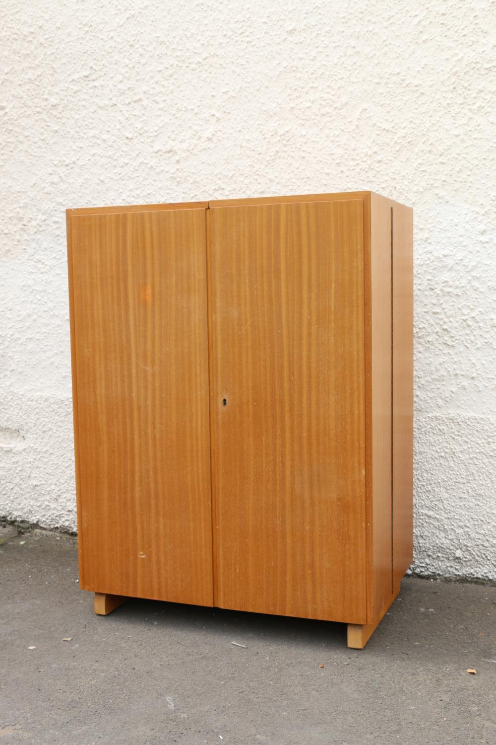 Teak mid-century 'Magic Box' desk, probably by Mummenthaler & Meier of Switzerland, 83 x 103 x 53cm. - Image 4 of 5