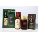 Four bottles to include BALLANTINE'S 15 year old blended Scotch whisky 43% abv 75cl boxed, JAMESON