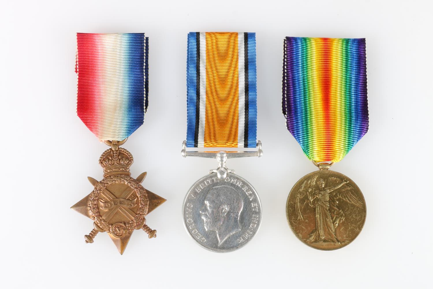 Medals of 566 Private John Scott Wait of the 1st/4th Battalion King's Own Scottish Borderers KOSB