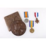 Medals of 11106 Private John Smith of the 1st and 6th Battalion Gordon Highlanders comprising WWI