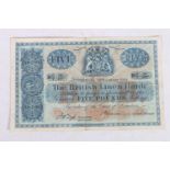 THE BRITISH LINEN BANK five pound £5 banknote, 28th January 1944, Waugh and Mackenzie, O/7 26/197,