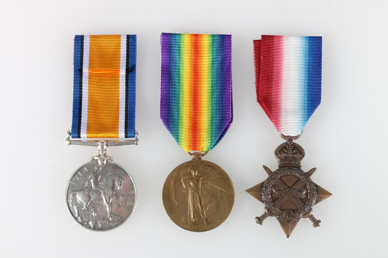 Medals of S/5039 Private Allan Gillespie of the 2nd Battalion Black Watch Royal Highlanders