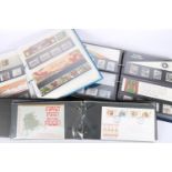 GB collection of around 130 mint stamp presentation packs spanning 1984-1998, usable face value