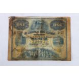 THE COMMERCIAL BANK OF SCOTLAND LIMITED one pound £1 banknote 2nd January 1918, Mackay and