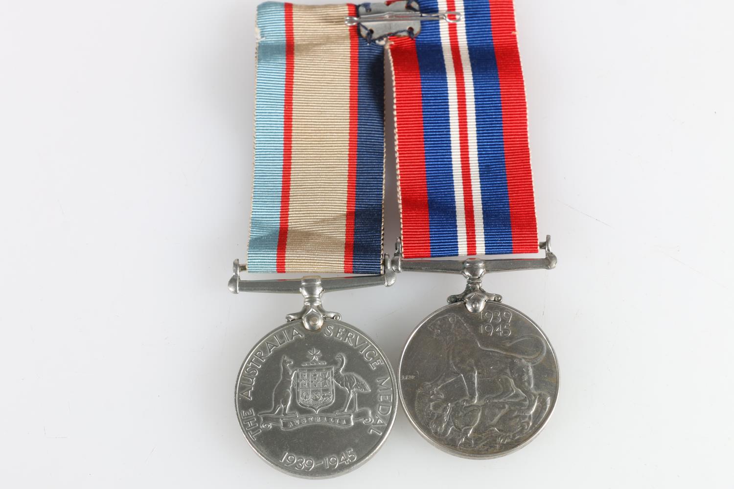 WWII medal pair comprising a George VI Australia Service medal [108899 ANDERSON AM] and British - Image 2 of 2