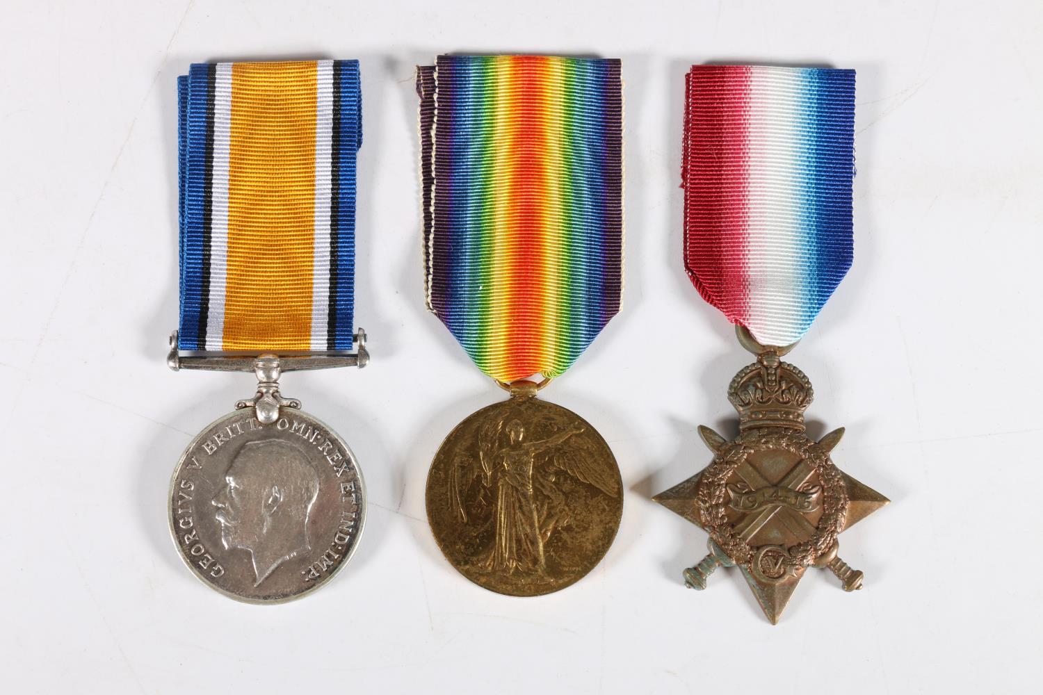 Medals of S/9512 Private Joseph Duncan of the 2nd Battalion Gordon Highlanders comprising WWI