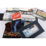 GB presentation pack mint stamps spanning 1978-1996 (~£65 FV), 1997 and 1998 mint stamp year albums,