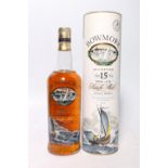 BOWMORE Mariner 15 year old Islay single malt Scotch whisky 43% abv. 70cl boxed.