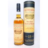 GLENMORANGIE 15 year old Highland single malt Scotch whisky 43% abv. 70cl with box.