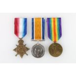 Medals of 11953 Private Adam Baptie of the 2nd Battalion Scots Guards comprising WWI British war
