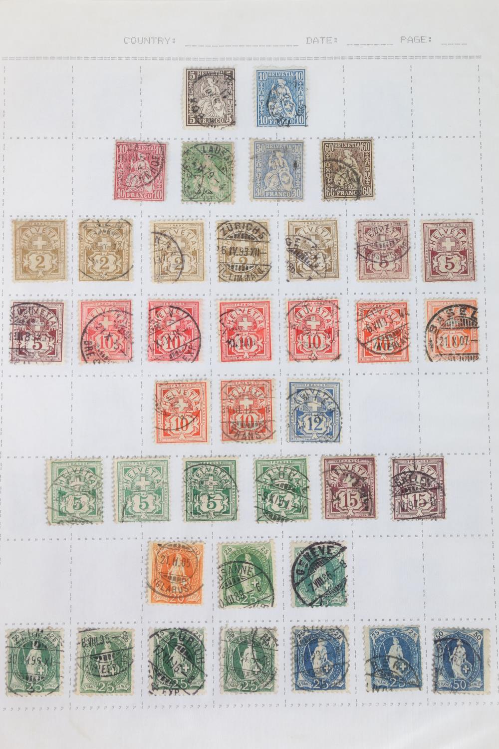 Stamp collection held across numerous albums, mostly Commonwealth 20th century stamps including EAST