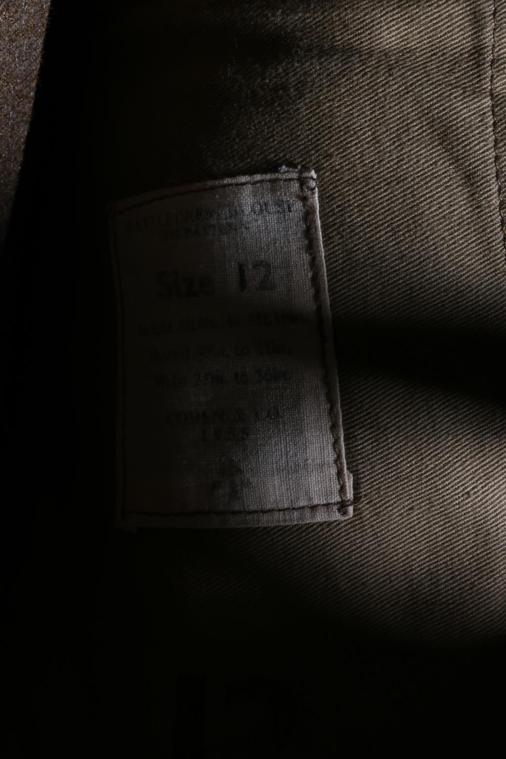 British Army uniform, a 1949 pattern Battledress blouse jacket with interior pocket label by Cohen - Image 3 of 5