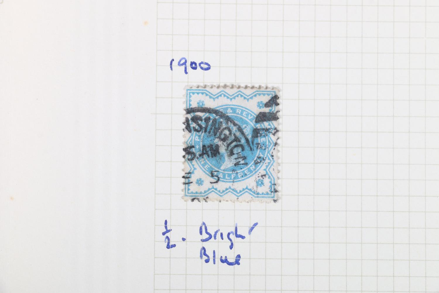 GB stamp collection from QV 1840 onwards to include QV 1d penny black, embossed issues 1s green SG54 - Image 8 of 18