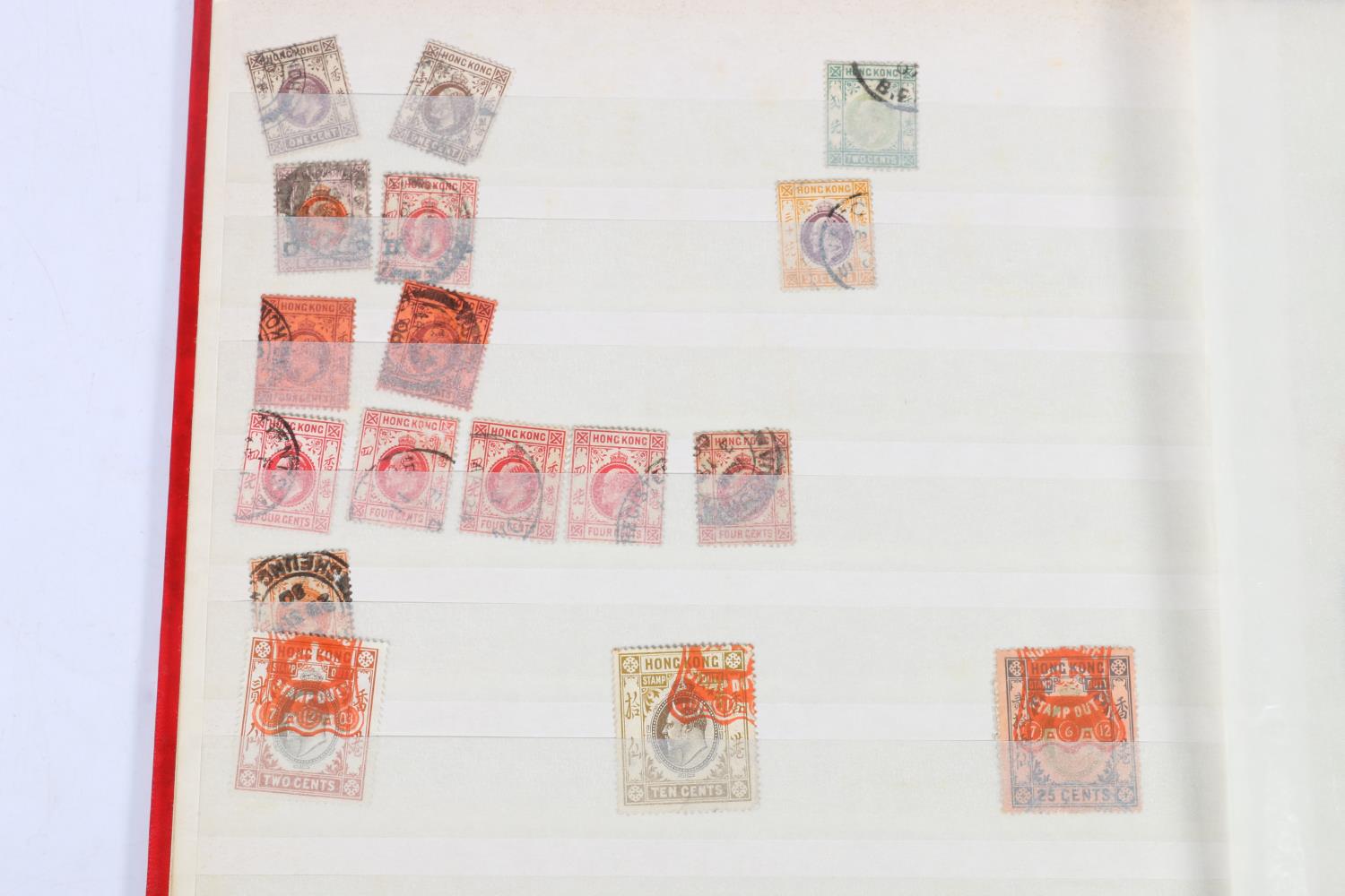 Stamp collection held in stockbooks to include HONG KONG QV 2c carmine with Jubilee overprint - Image 12 of 12