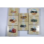 Eight Corgi Classic Commercials diecast model vehicle two-vehicle gift sets to include 97075 The