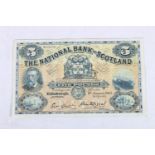 THE NATIONAL BANK OF SCOTLAND LIMITED five pound £5 banknote 11th January 1943, Drever and Leggat,
