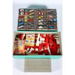 Vintage Lego bricks including 210, 212, 214, 215, 216, 217, 218, 219, 200, 223, 224, 228, 229,