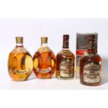 Four 1970s bottles of blended Scotch whisky to include two bottles of DIMPLE by John Haig and Co Ltd