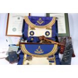 Masonic medals, jewels and regalia collection of Brother Robert Donaldson Whyte of Lodge Trinity