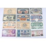 Group of 9 Scottish one pound £1 banknotes to include BANK OF SCOTLAND 16th January 1950 SC105a,