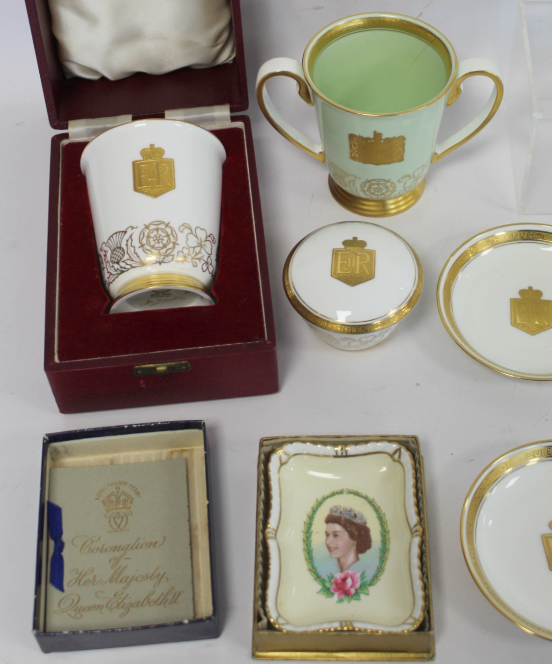 Eleven items of commemorative ware for the Coronation of Queen Elizabeth II 1953 comprising - Image 3 of 10