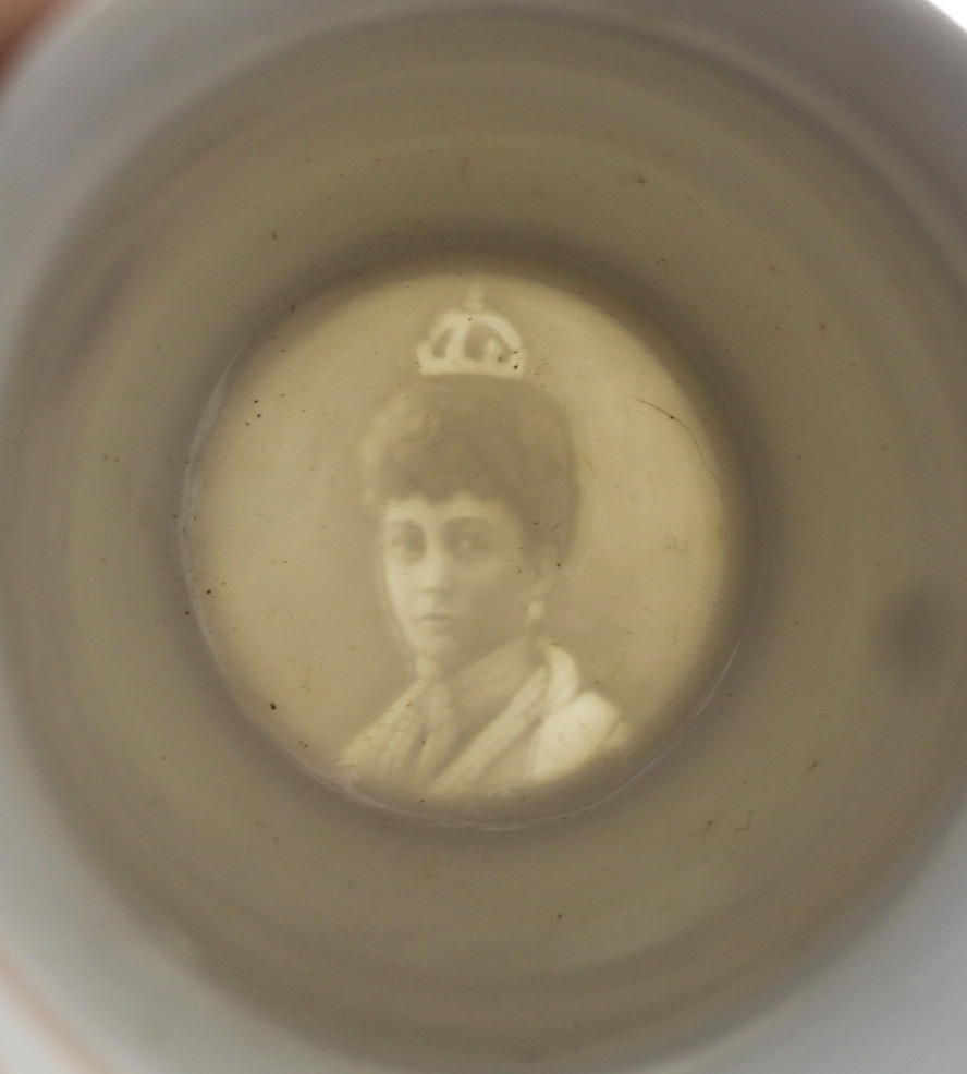 Nine commemorative beakers for the Coronation of Edward VII and Queen Alexandra 1902, including - Image 6 of 9