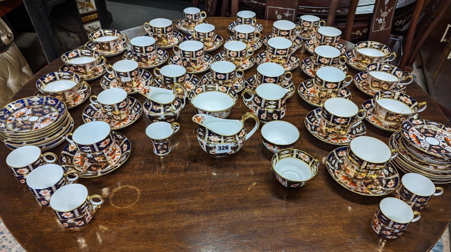 Eighty-six piece Royal Crown Derby Imari bone china part tea and coffee set, pattern 2451,