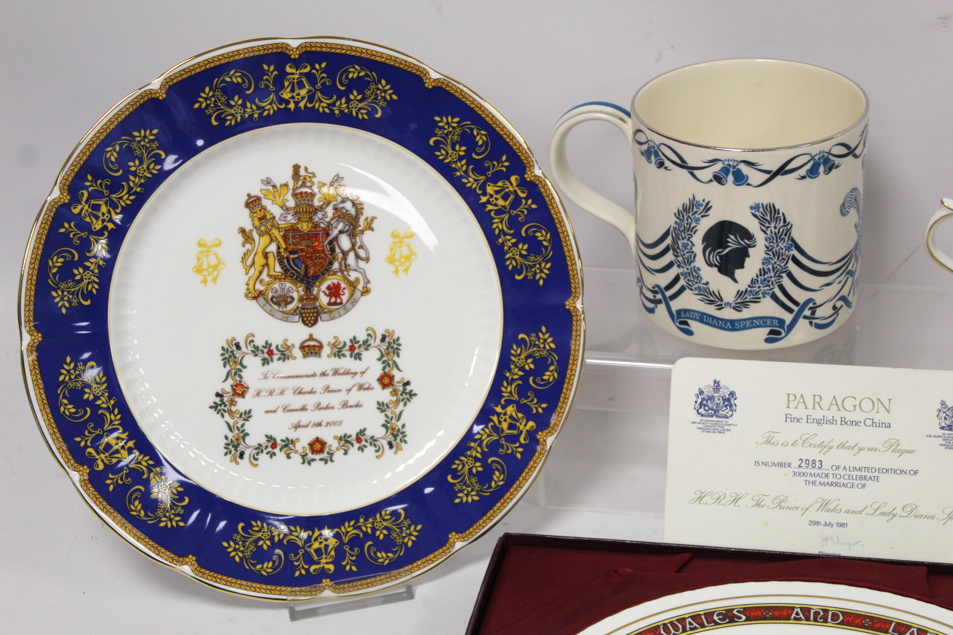 Six items of commemorative ware for the Royal Wedding of Charles Prince of Wales and Lady Diana - Bild 2 aus 6