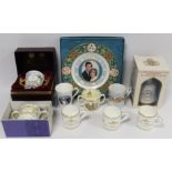 Ten items of commemorative ware for Royal births including Prince William, Prince Henry (Harry)