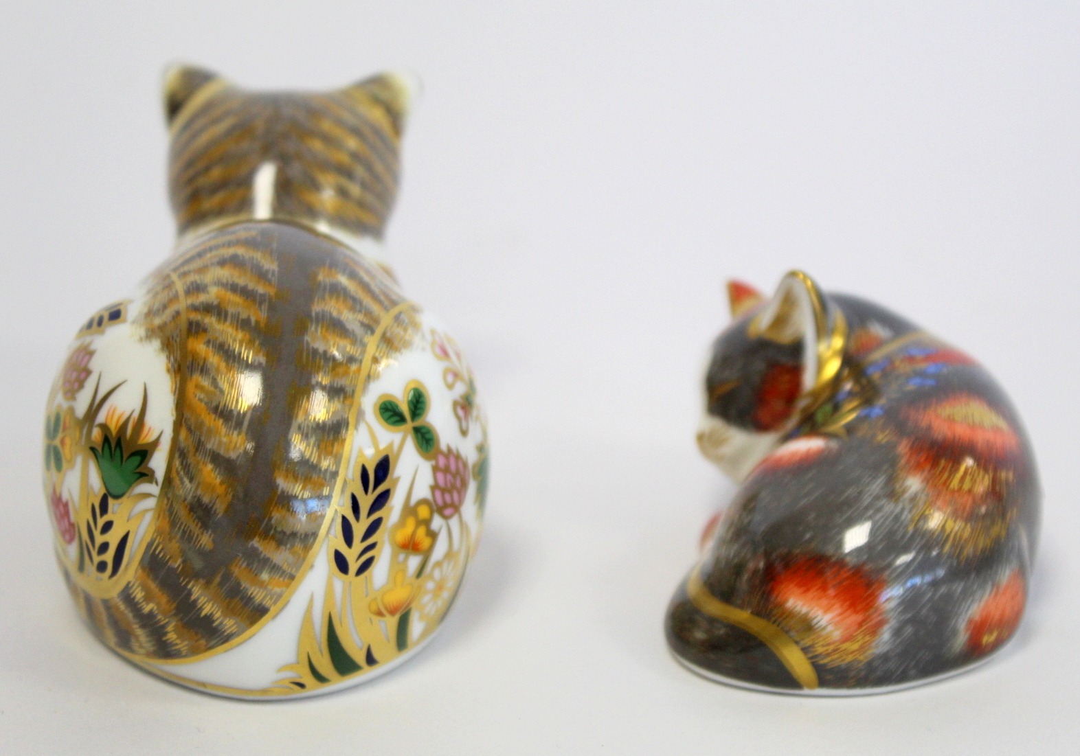 Royal Crown Derby paperweight " Cottage Cat Clover", signature edition of 1500 for Govier's of - Bild 3 aus 8