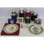Collection of Royal commemorative ware for Queen Elizabeth II including 40th Anniversary of