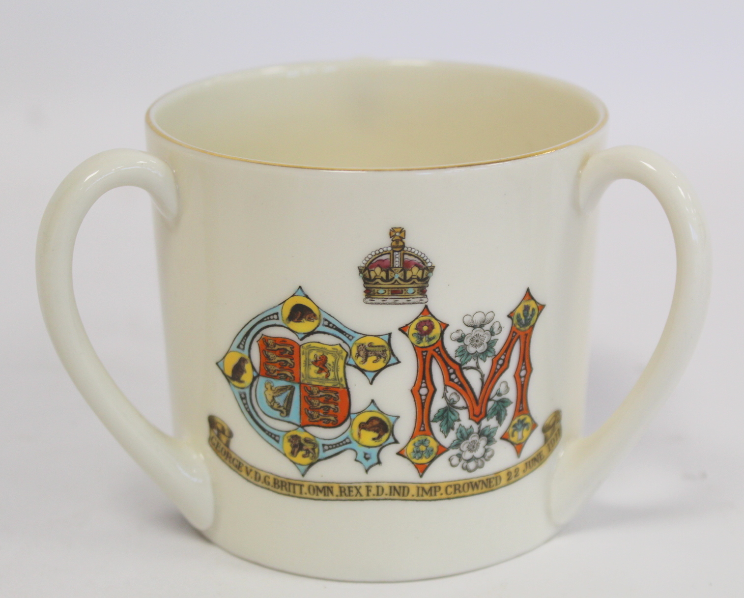 Four pieces of Goss commemorative ware for the Coronation of King George V and Queen Mary 1911, - Image 11 of 12