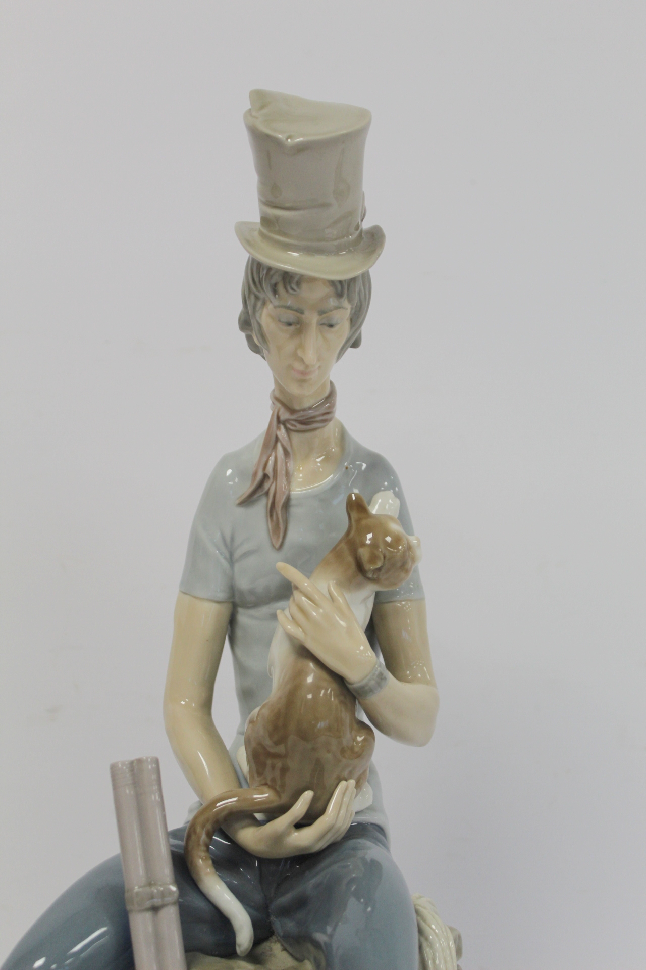 Large Lladro porcelain figure "Sad Chimney Sweep" (Deshollindor Triste), model no. 01001253, - Bild 2 aus 8