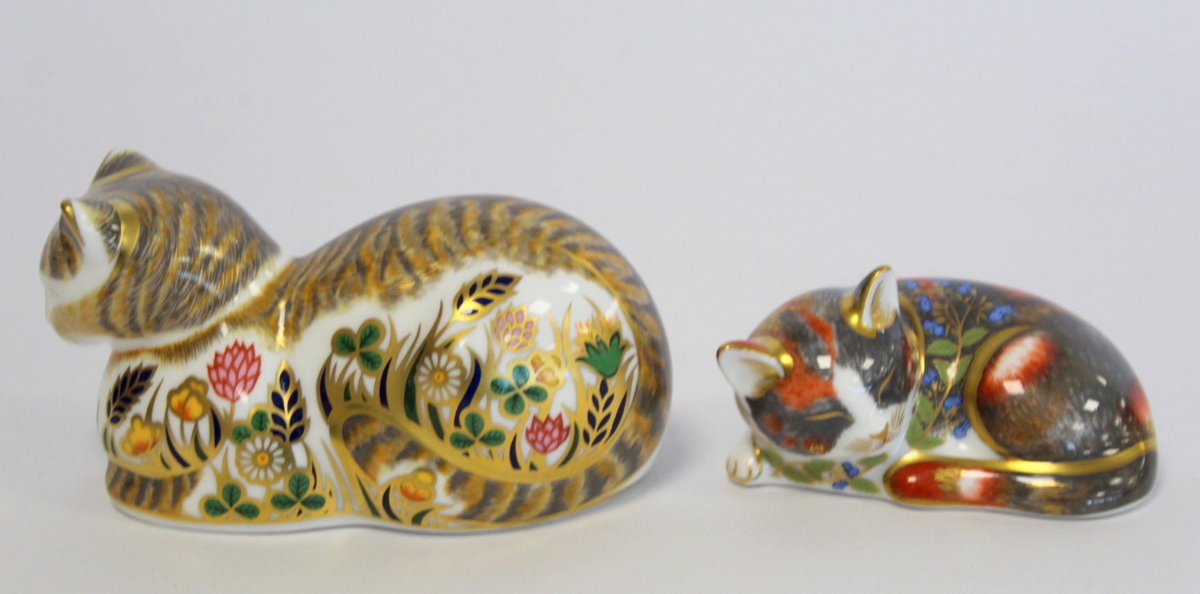 Royal Crown Derby paperweight " Cottage Cat Clover", signature edition of 1500 for Govier's of - Bild 4 aus 8