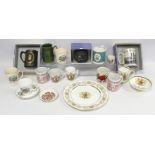 Collection of various items commemorating the Investiture of Prince Charles at Caernarvon Castle,